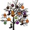 24 Pieces Halloween Ornaments Tree Decorations, Shatterproof Cats Jack-o'-Lantern Pumpkin Vintage Decorative Hanging Ball Ornaments Set for Small Tree, Cute Holiday Party Indoor Home Decor